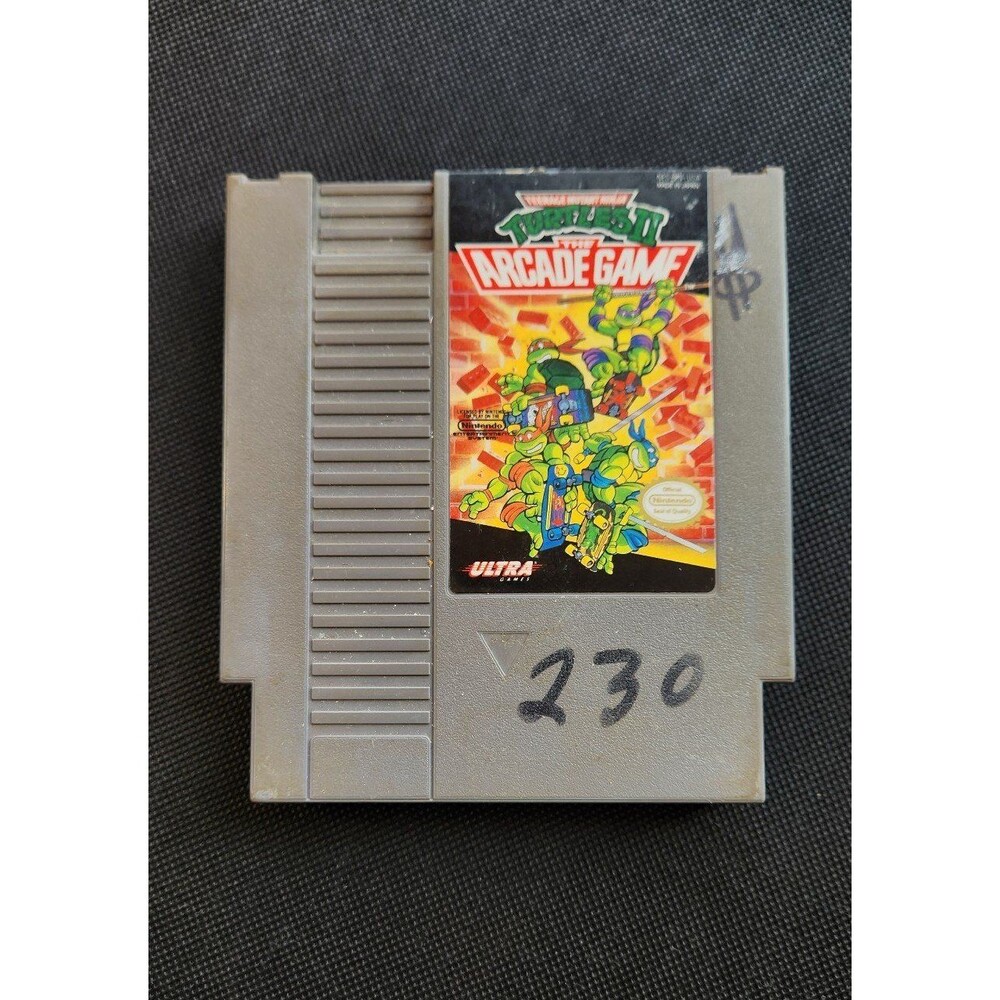 Teenage Mutant Ninja Turtles II: The Arcade Game (Nintendo NES, 1990, TESTED